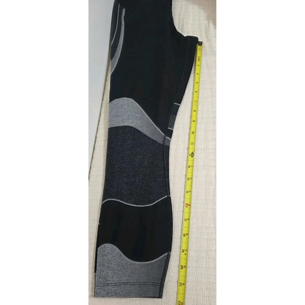 Nike Zonal Strength Sculpt Power Lux High‎ Rise Leggings Black Gray Sz XS Womans